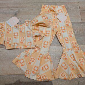 Dollcake Poppy Flared Pants & Butterfly Sleeve Top